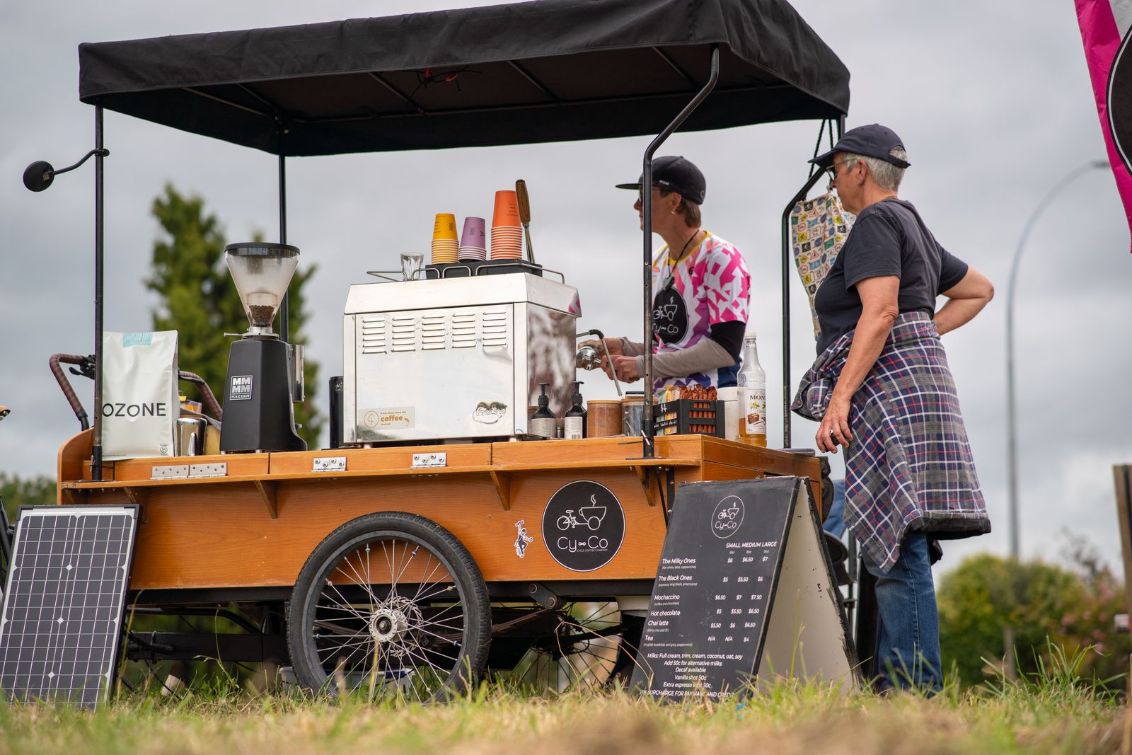 The neighbourhood coffee cart